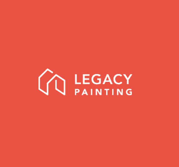 Legacy Painting logo on red background