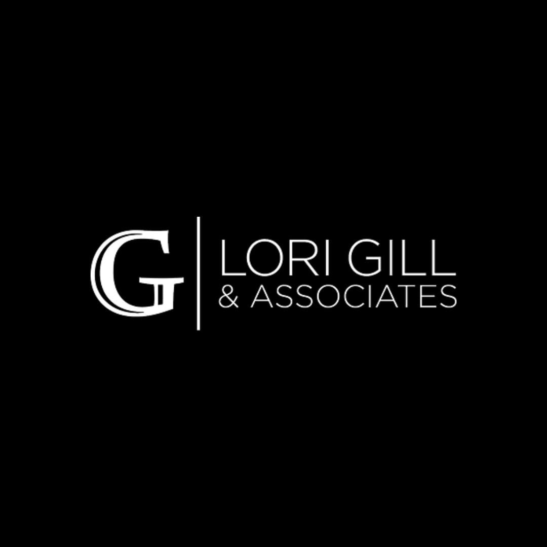 Lori Gill & Associates logo on black background