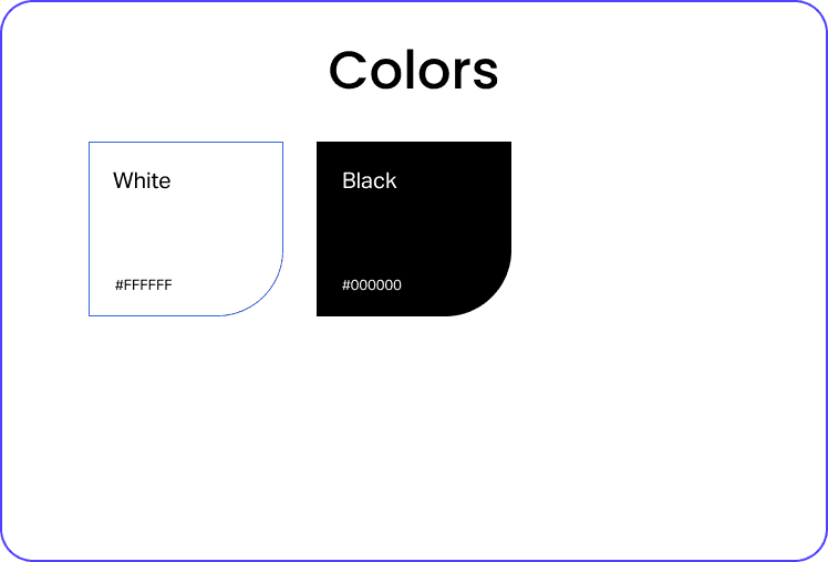 MSA Industries color palette: white (#FFFFFF) and black (#000000)
