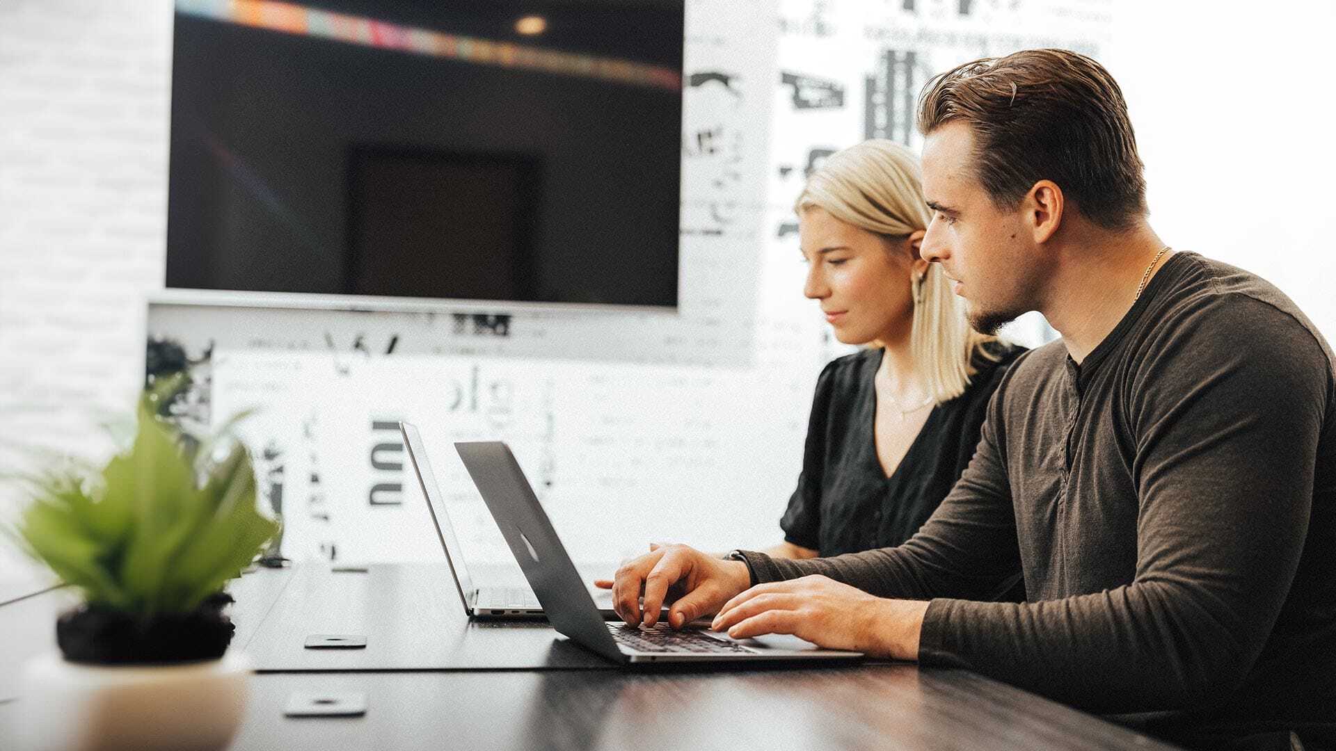 Integrity Marketing SEO team working on search engine optimization strategies