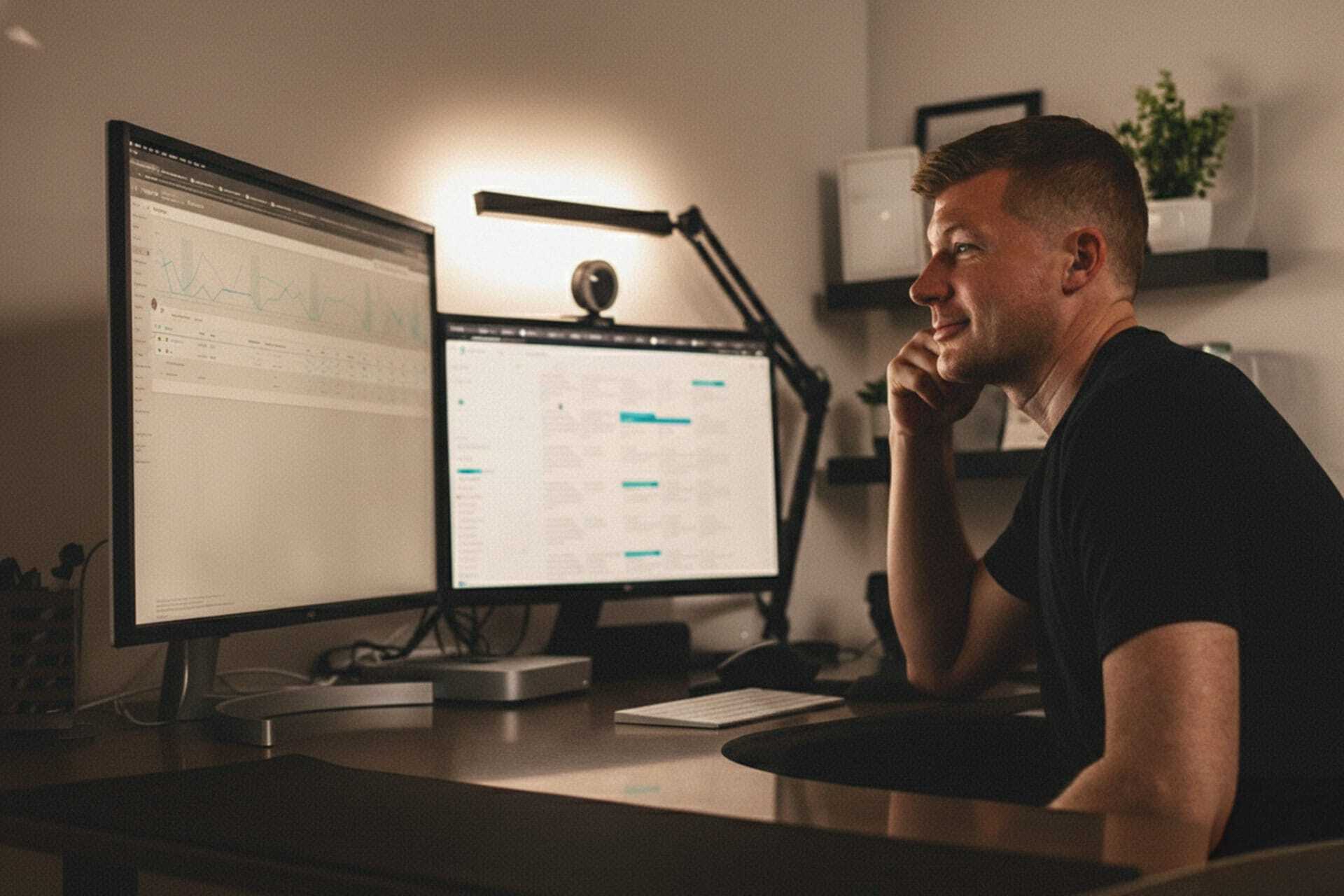 Web design team at work in Kirkland office